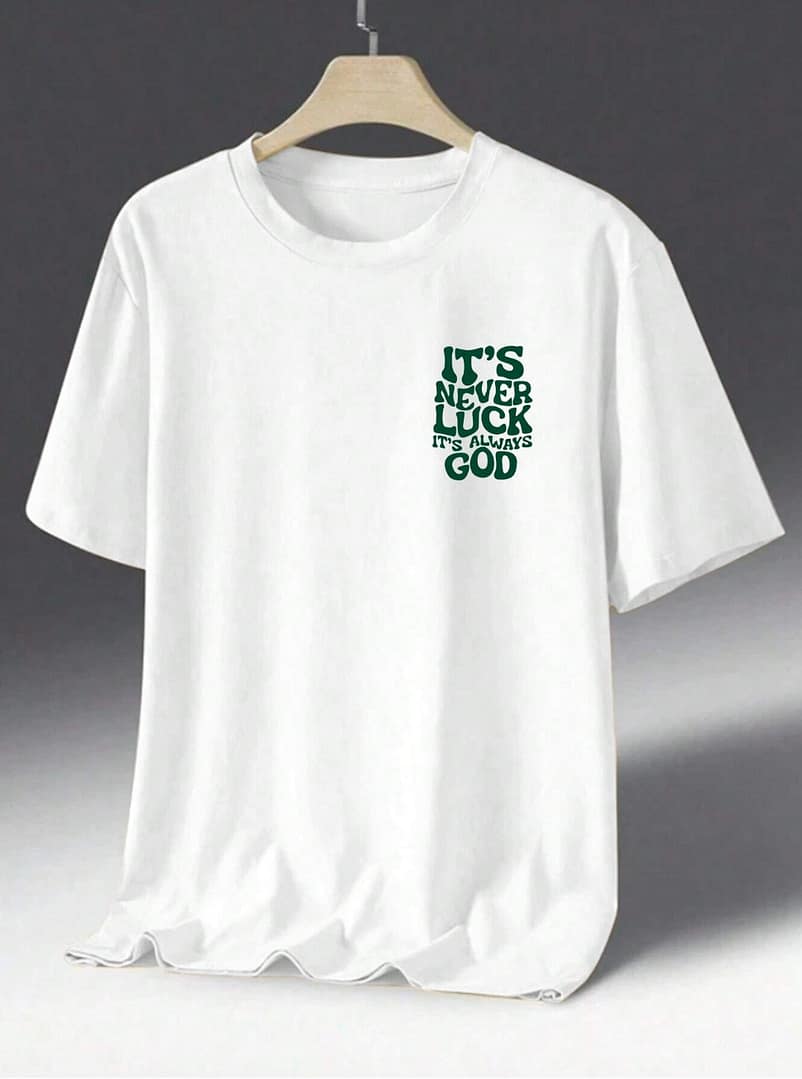 It's Never Luck T-Shirt – Hombre - Image 2